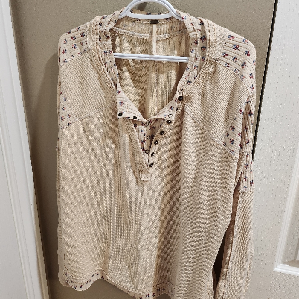 Free People Heart to Heart Henley, size M, two available